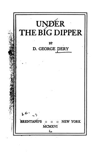 Cover of Under the Big Dipper
