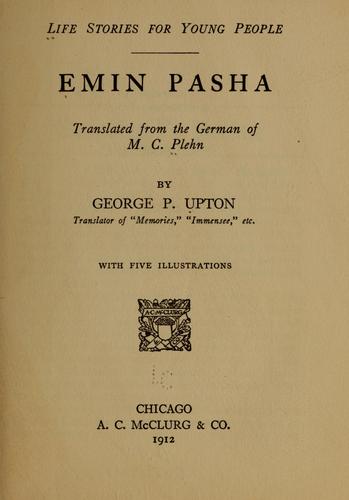 Cover of Emin Pasha