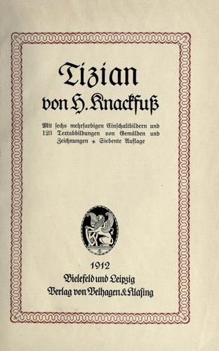 Cover of Tizian