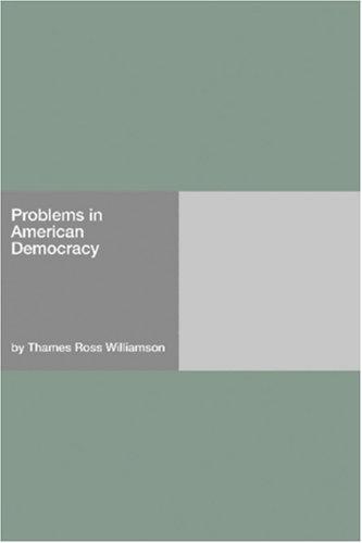 Cover of Problems in American Democracy