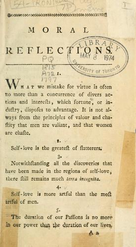 Cover of Maximes