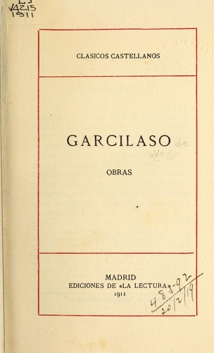 Cover of Obras