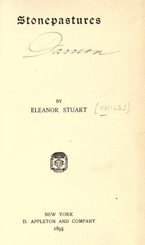 Cover of Stonepastures