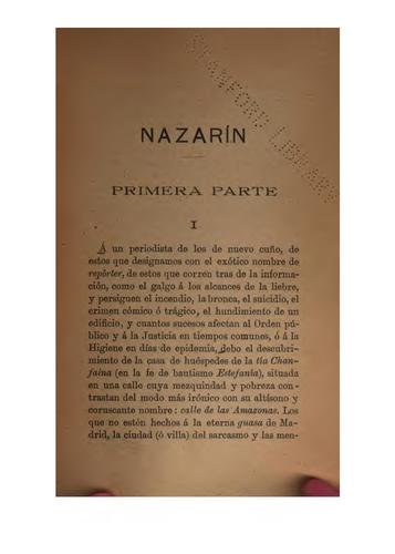 Cover of Nazarín
