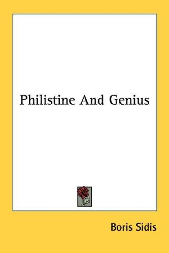Cover of Philistine and genius