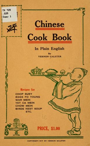 Cover of Chinese cook book