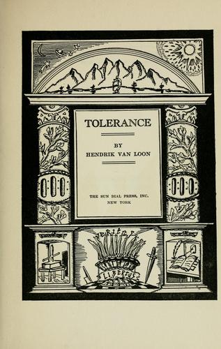 Cover of Tolerance