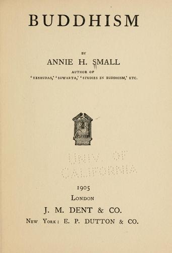 Cover of Buddhism