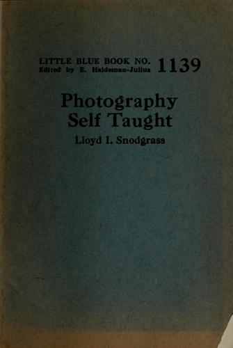Cover of Photography self taught