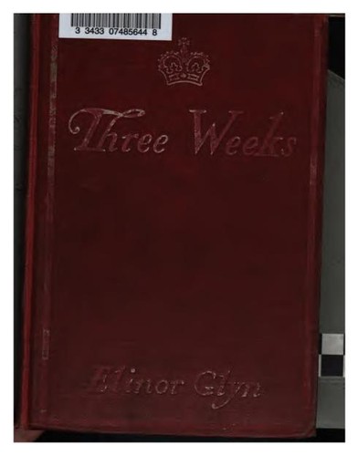 Cover of Three Weeks
