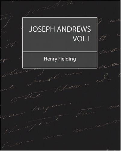 Cover of Joseph Andrews, Vol. 1