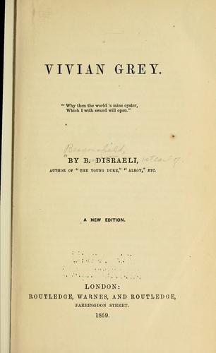 Cover of Vivian Grey