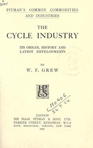 Cover of The Cycle Industry