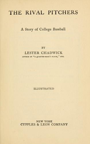 Cover of The Rival Pitchers