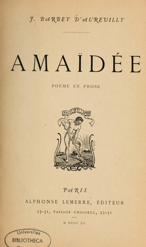 Cover of Amaïdée