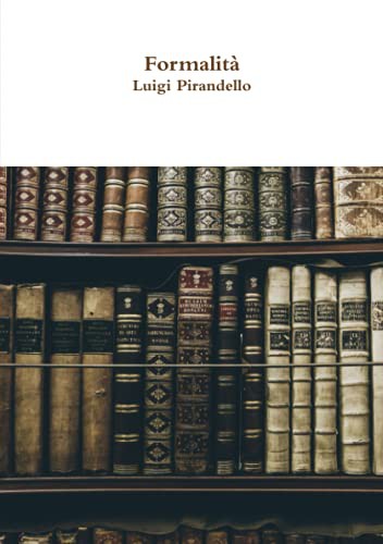 Cover of Formalità