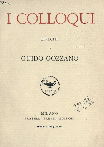 Cover of I colloqui