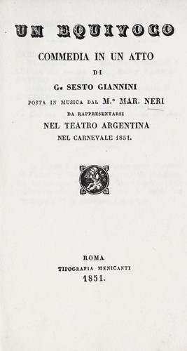 Cover of Un equivoco