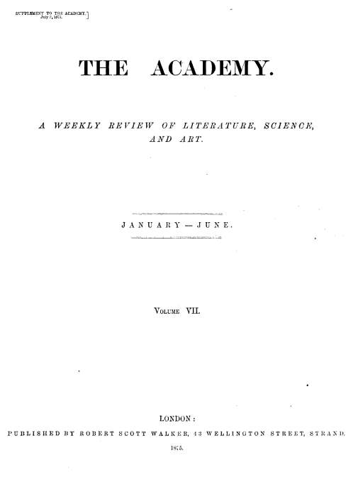 Cover of The Academy