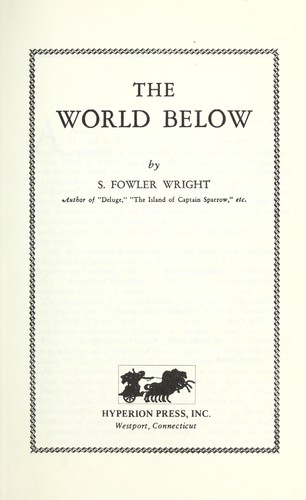 Cover of The world below