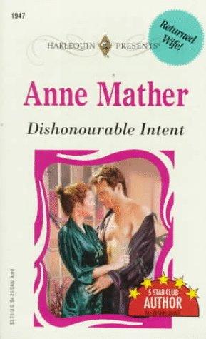 Cover of Dishonourable Intent