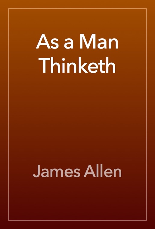 Cover of As a man thinketh