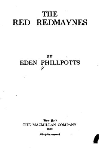Cover of The Red Redmaynes