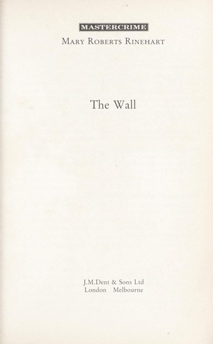 Cover of The wall