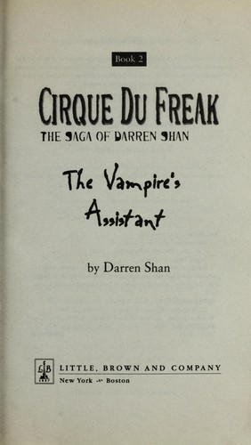 Cover of The Vampire's Assistant